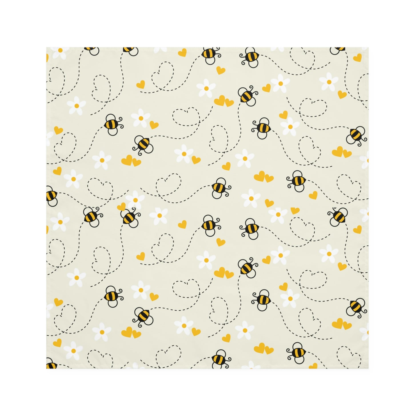 Honey Bee Napkins / Bee Decor / Daisy Napkins