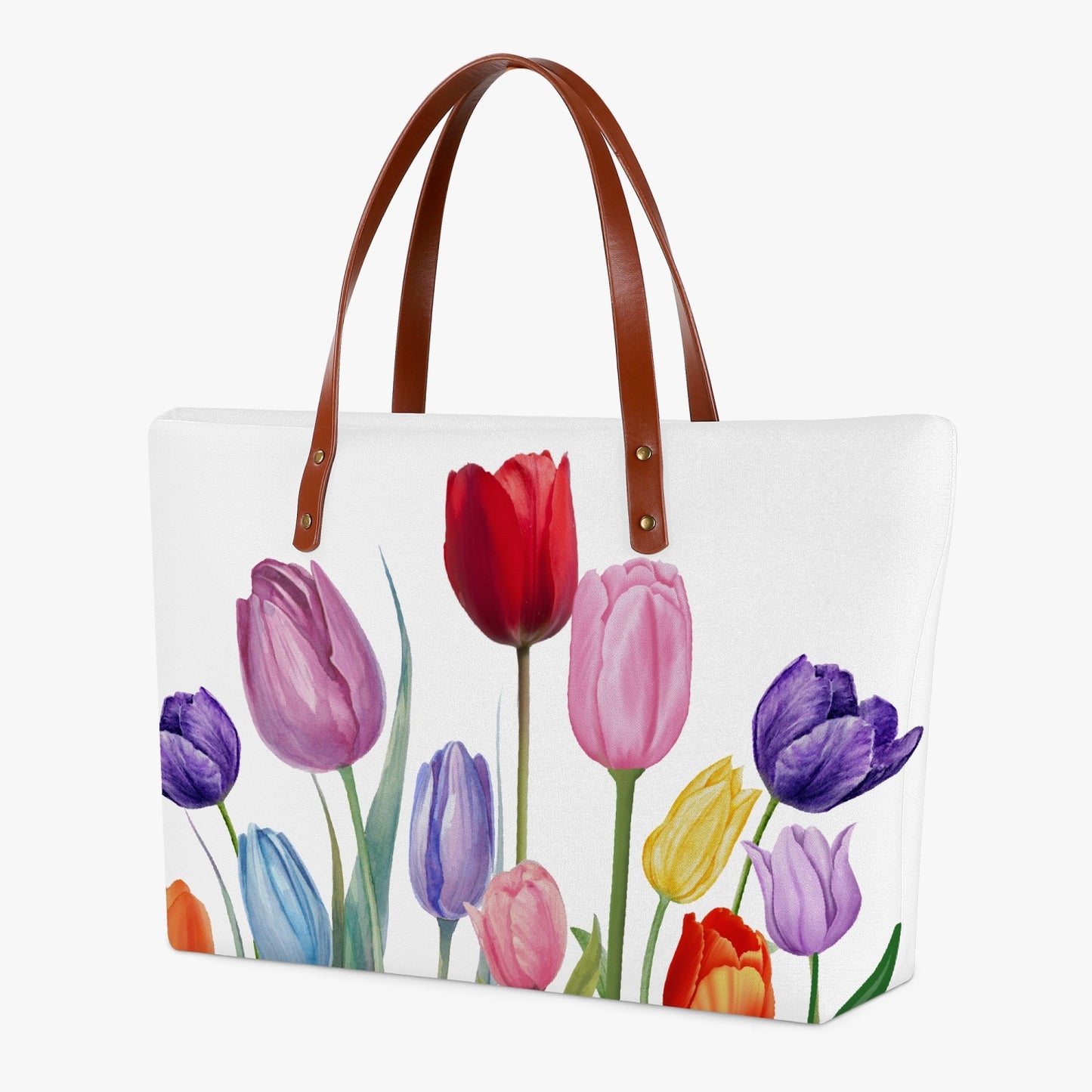 Spring Tote Bag / Women's Tulip Tote Bag