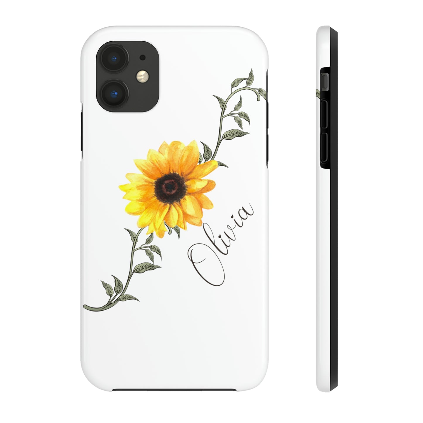 Sunflower Phone Case, Iphone 11 12 13 14 Pro Case, Phone Case For Samsung, Summer Case, Yellow Flower Phone Case, Minimalist Case
