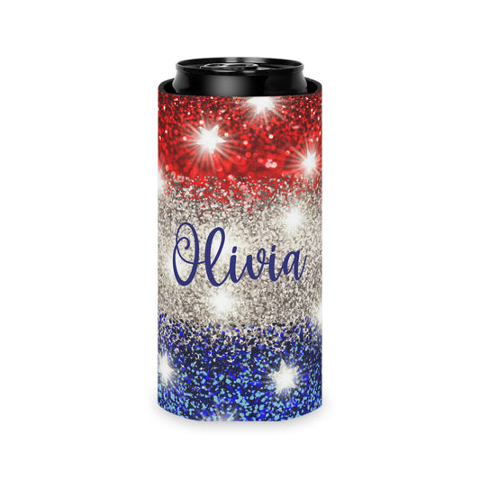 4th of July Can Koozie / USA Patriotic Can Cooler