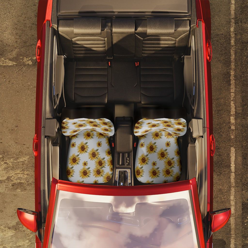 Sunflower Car Seat Covers Sunflower Vehicle Decor – Farmhouse