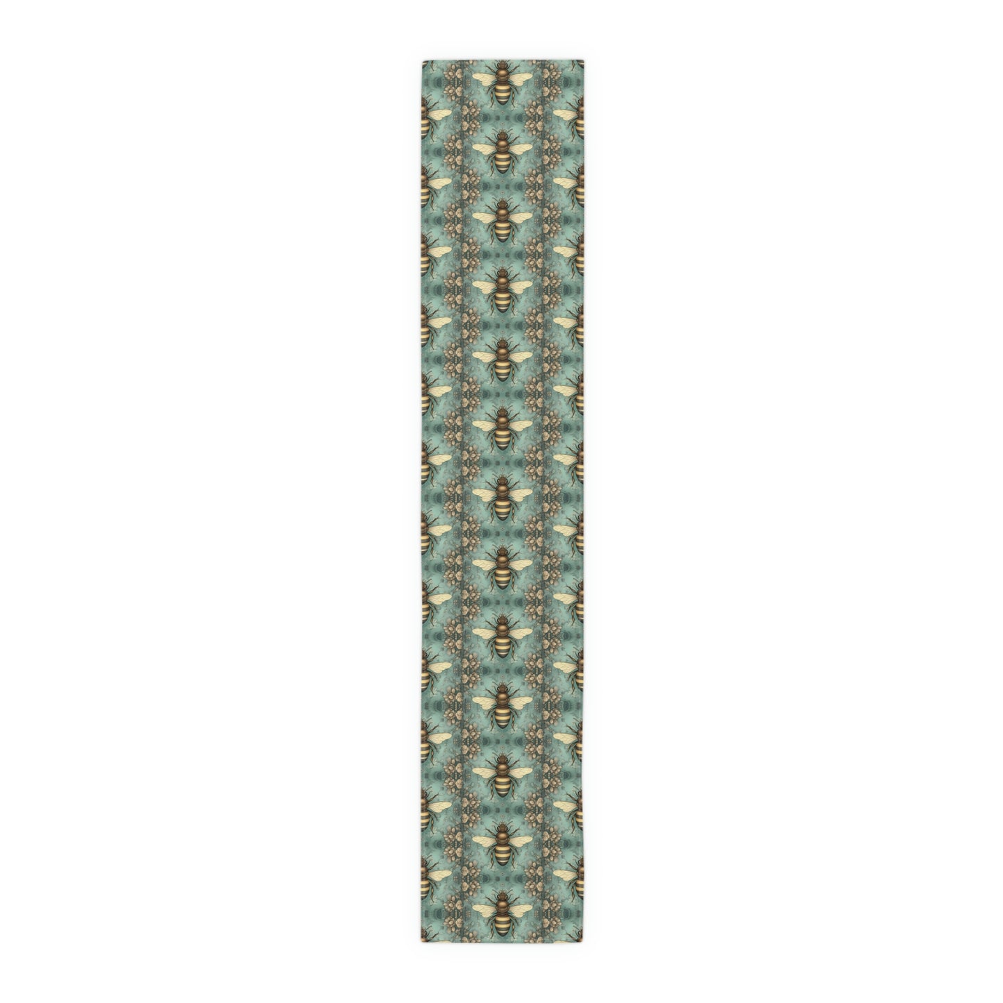 Teal Honey Bee Table Runner