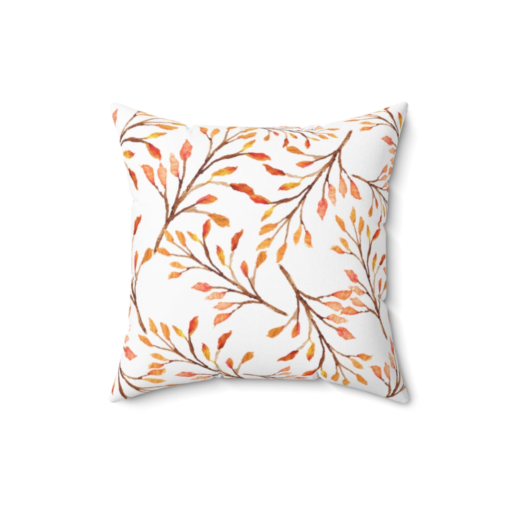 fall leaves pillow for fall decor, thanksgiving or halloween