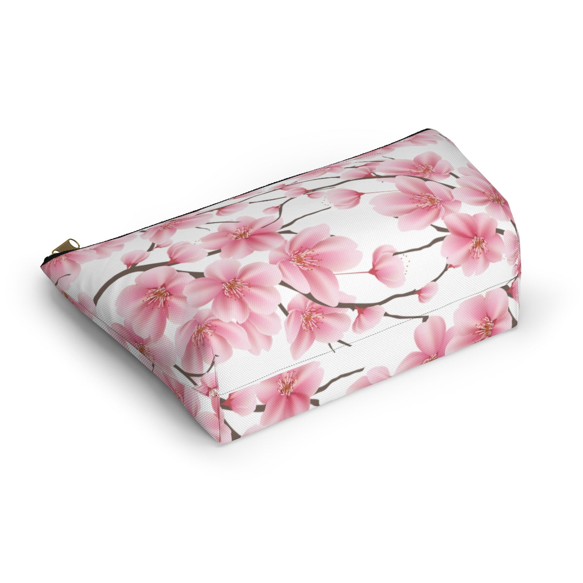 Cherry Blossom Makeup Bag / Pink Cosmetic Bag