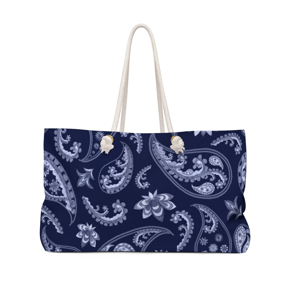 blue tote bag for women