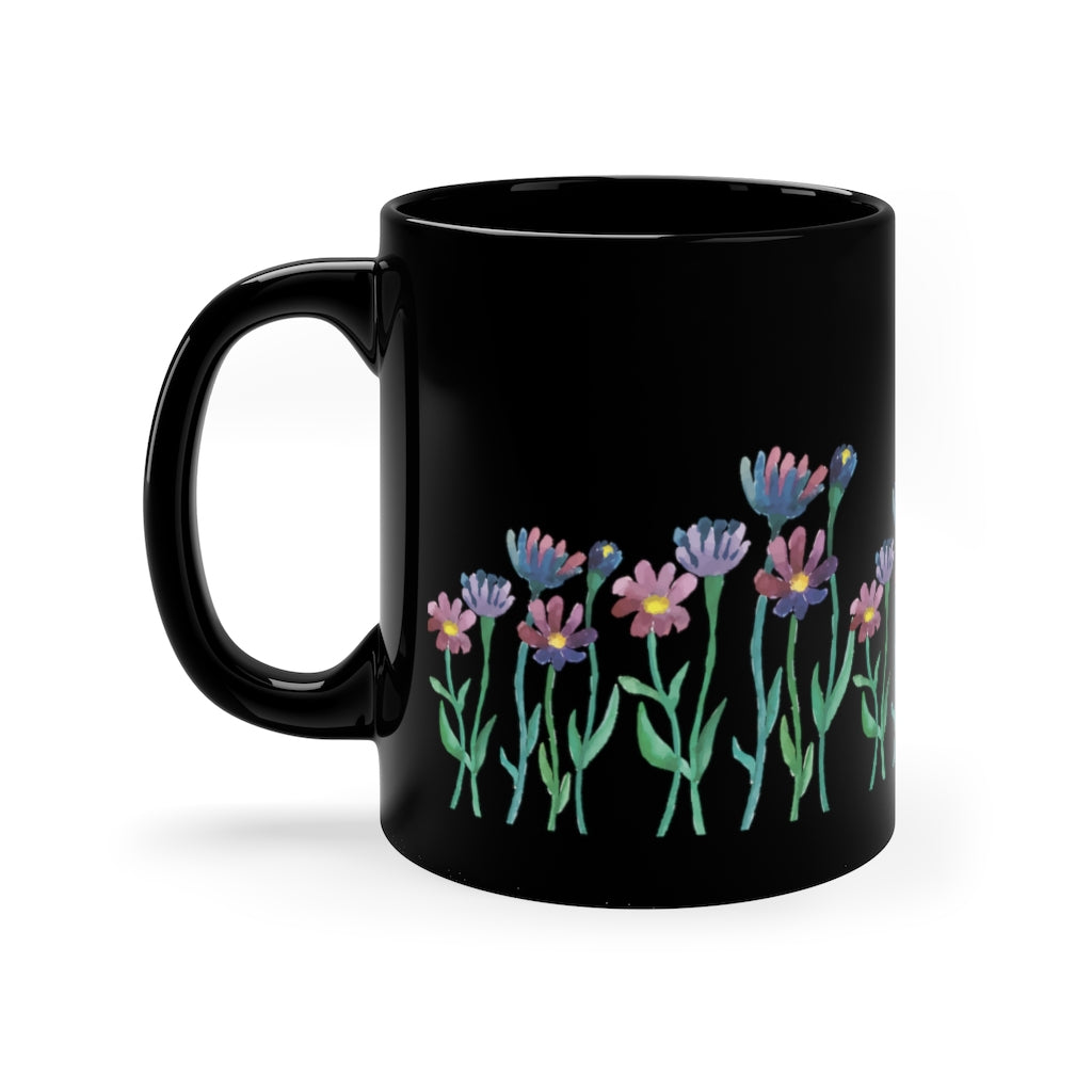 Watercolor Flower Mug / Wildflower Mug