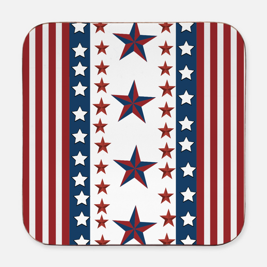 4th of July Coaster / Set of 4