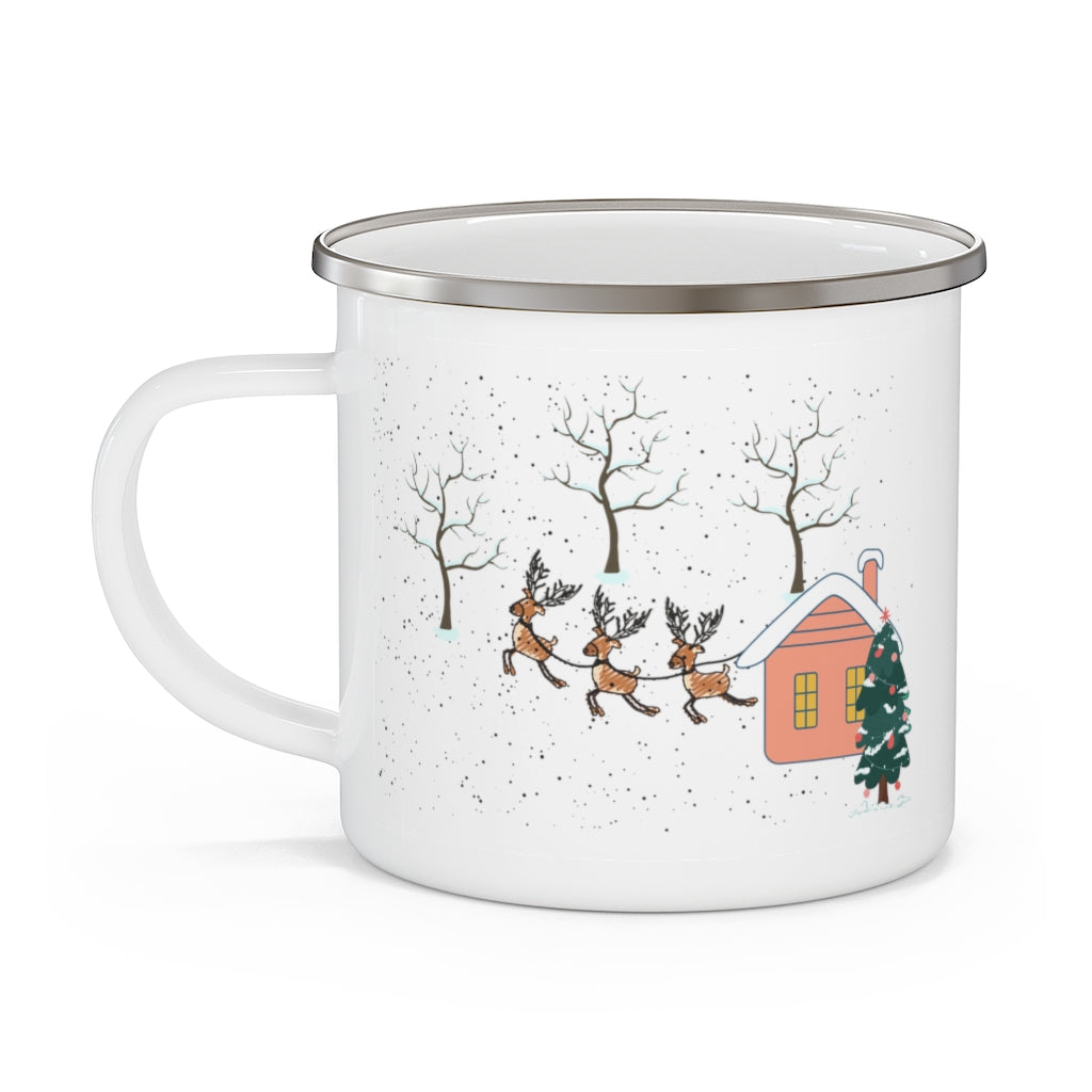 Christmas Mug / Reindeer Camp Mug