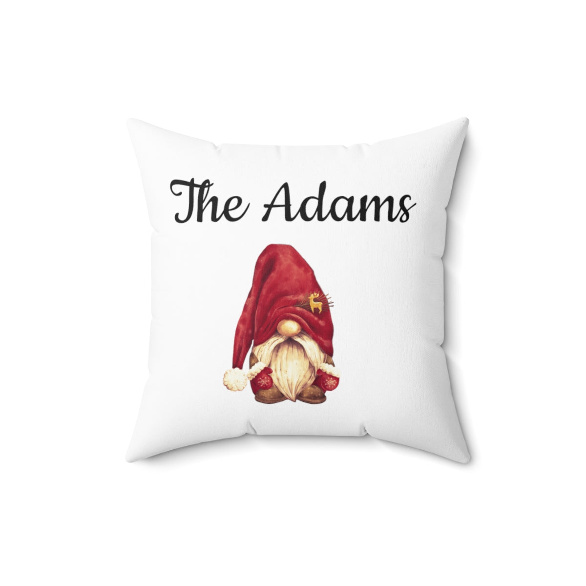 Personalized Vintage Santa Pillow / Christmas Gnome Pillow