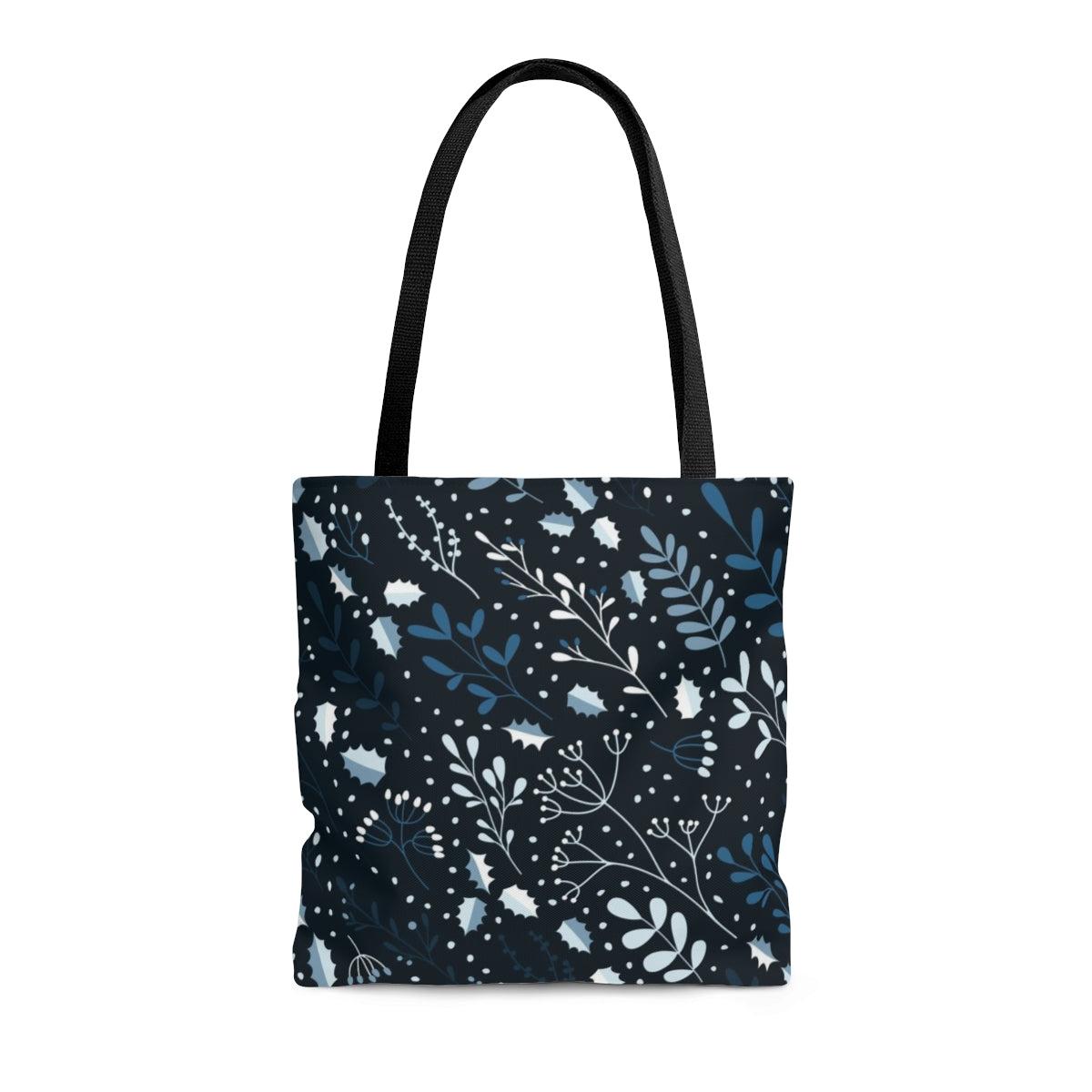 Winter Tote Bag / Navy Blue Bag