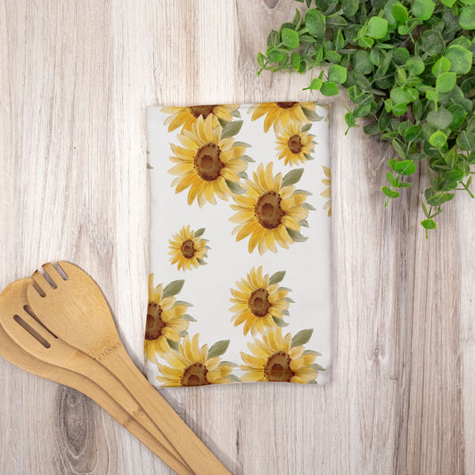 Sunflower Hostess Towel / Tea Towel