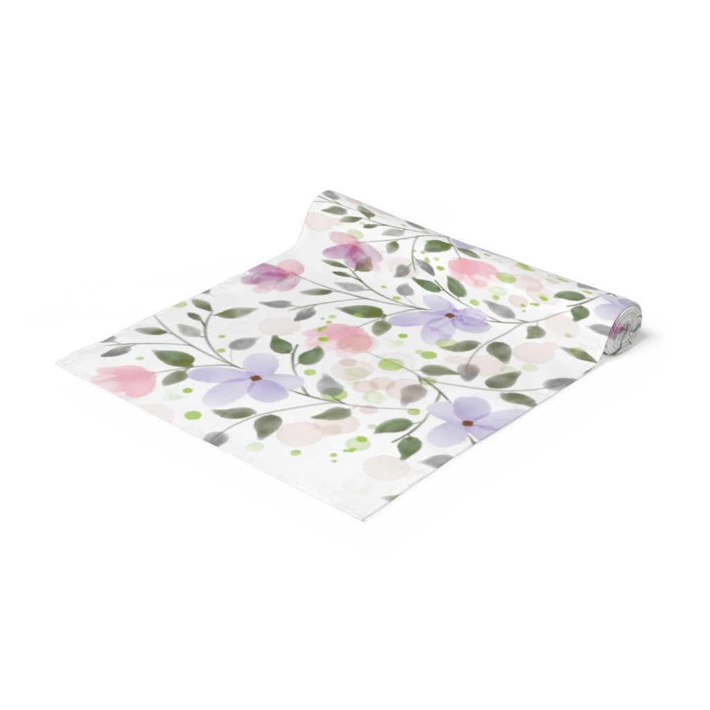 Spring Floral Table Runner / Flower Table Runner