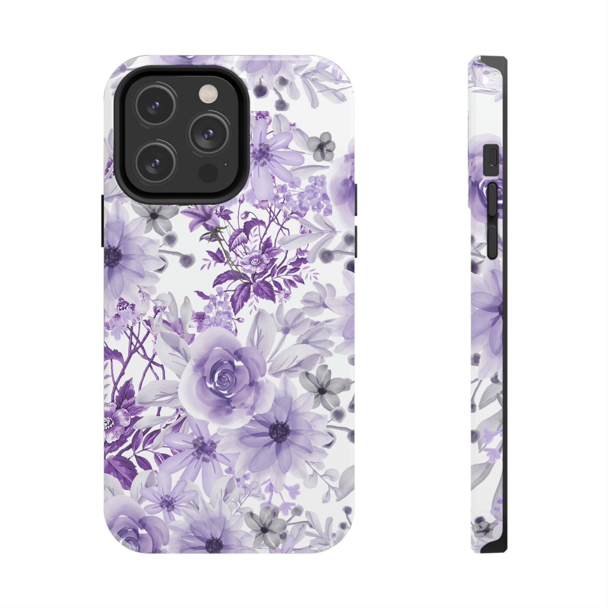 purple flower iphone case