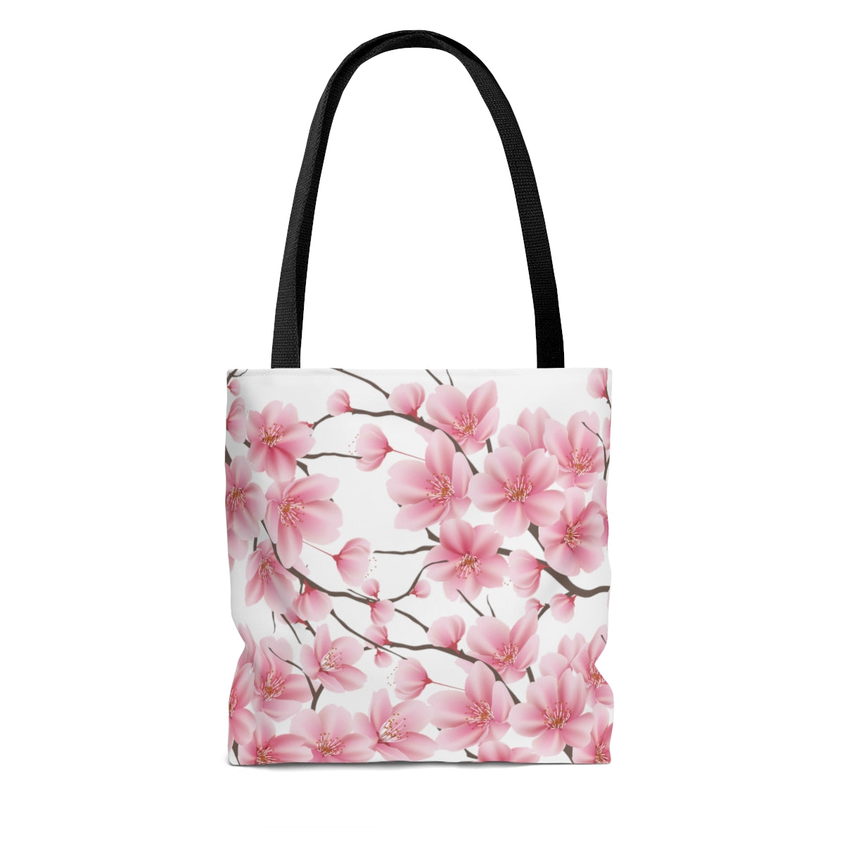 Cherry Blossom Tote Bag / Pink Floral Tote Bag