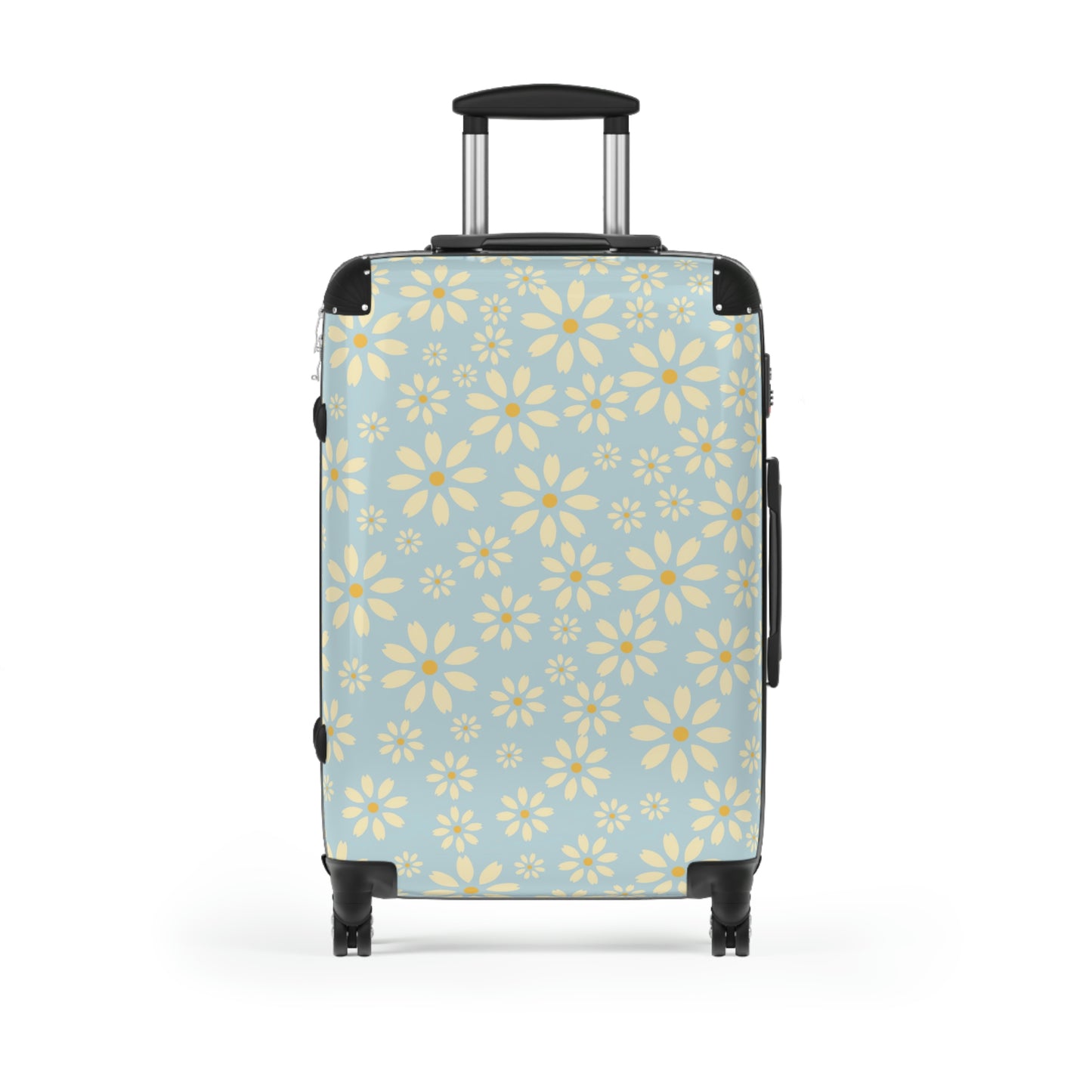 Daisy Suitcase / Blue Luggage / Custom Suitcase