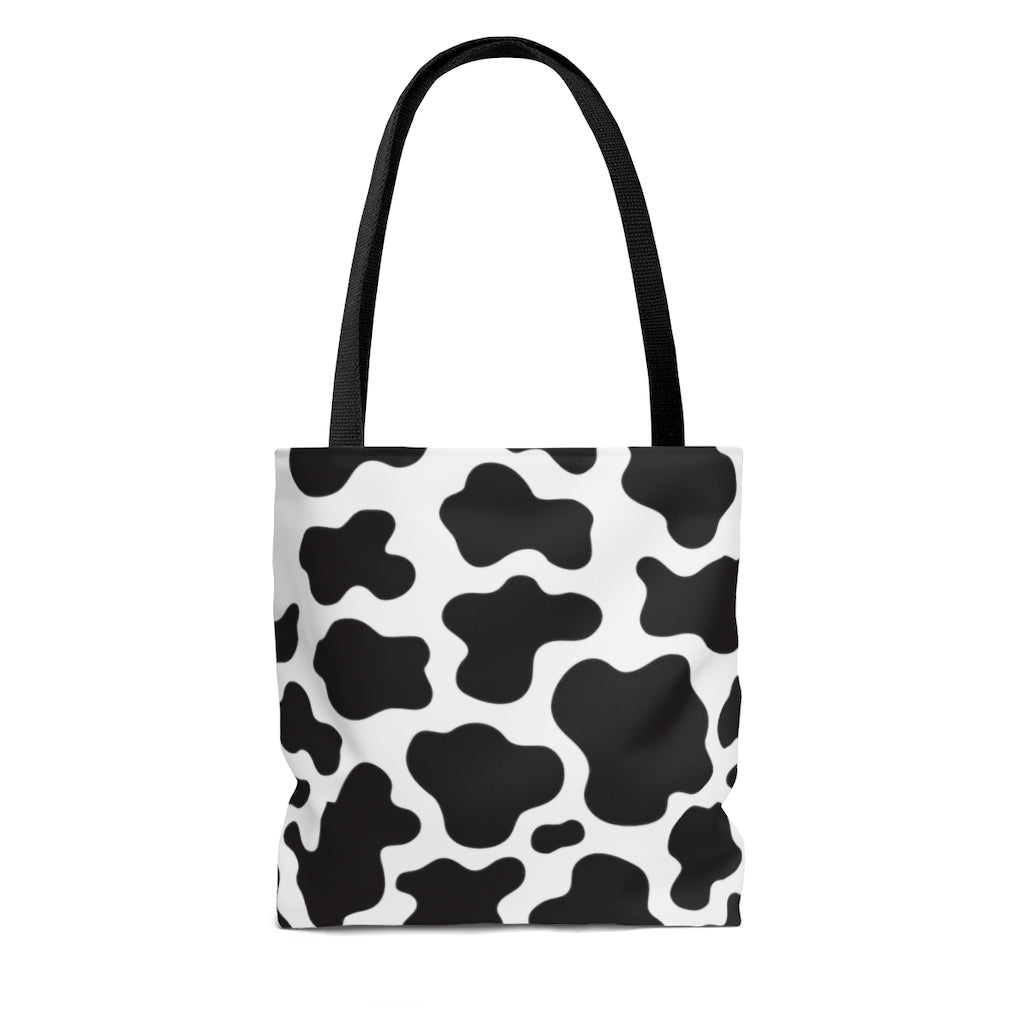 Farmhouse Tote Bag / Cow Print Bag