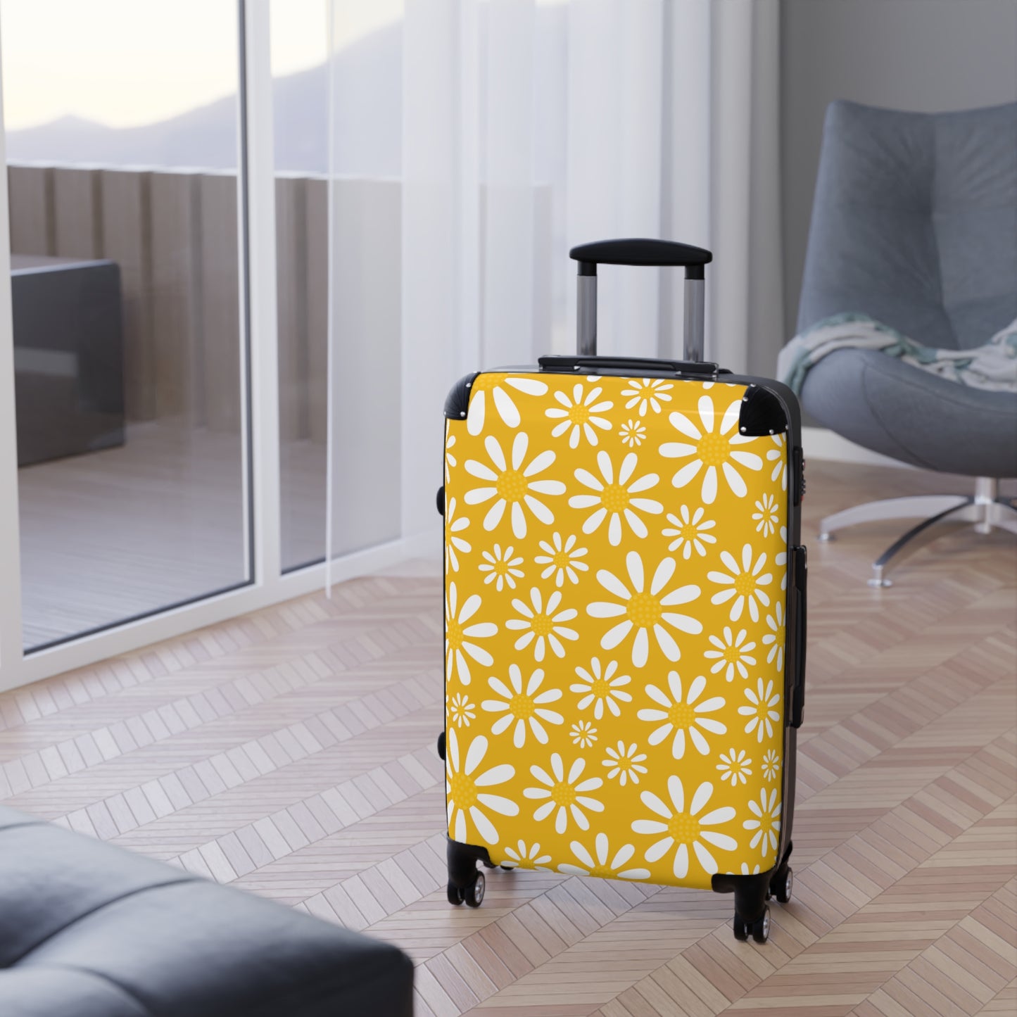 Daisy Suitcase / Women's Yellow Luggage