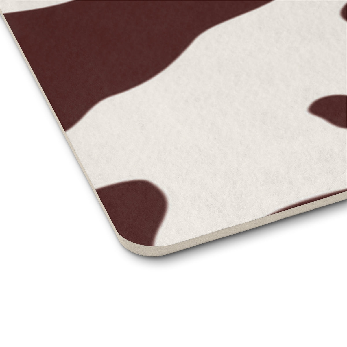 Cow Print Floor Mat / Brown Cow Print Decor