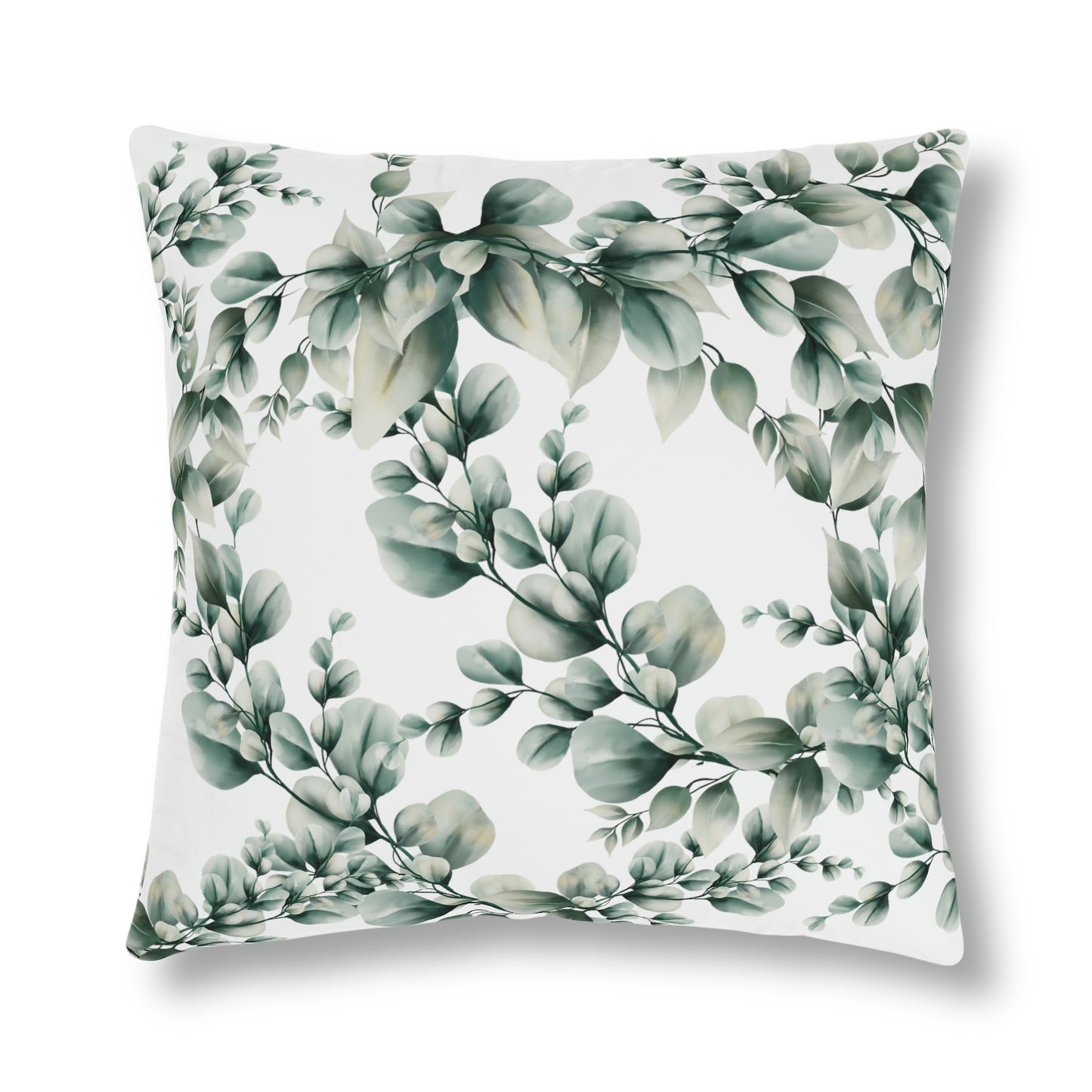 Eucalyptus Print Pillow / Eucalyptus Decor / Outdoor Patio Pillow / Waterproof Pillow