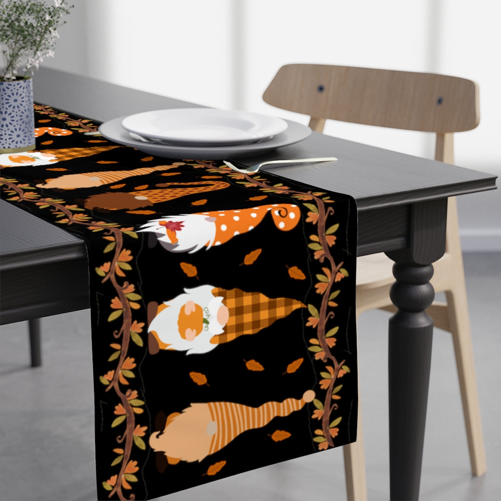 Gnome Table Runner, Fall Leaves Table Runner