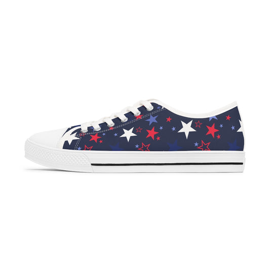 Women's 4th of July Sneakers / Usa Stars Sneakers / Patriotic Shoes