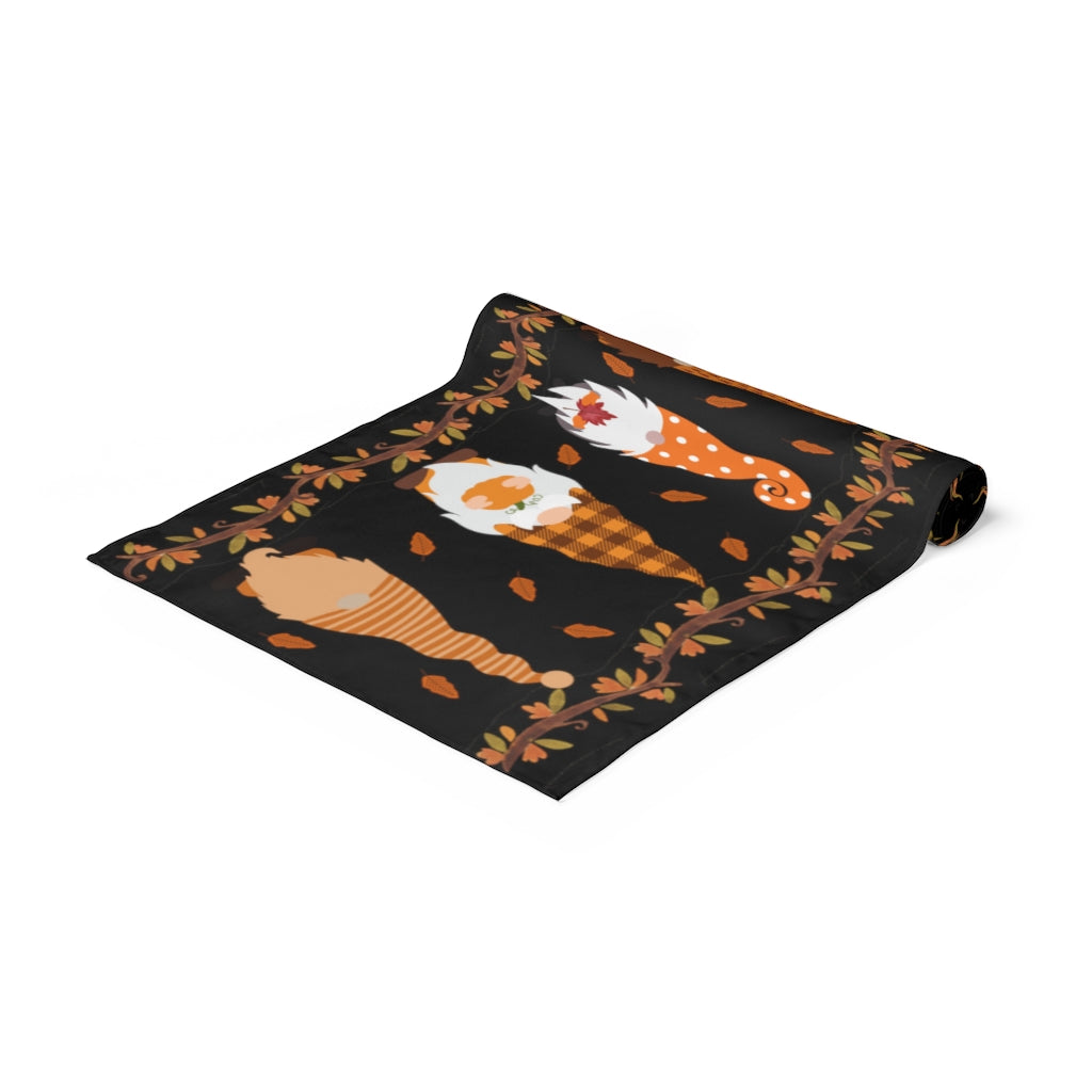 Gnome Table Runner, Fall Leaves Table Runner