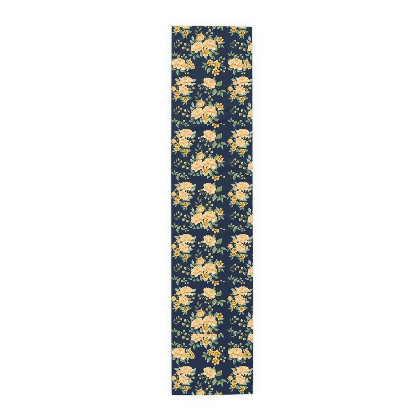 Yellow Floral Table Runner