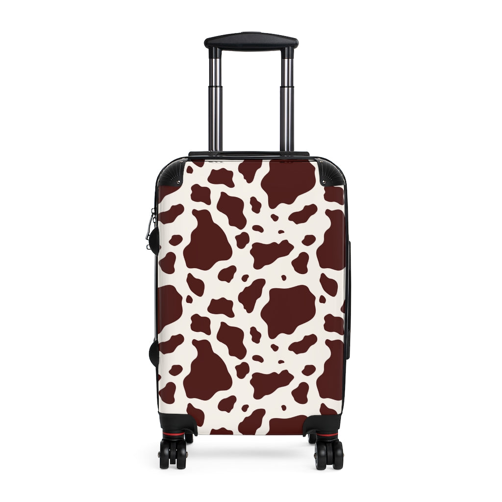 Brown Cow Print Suitcase / Farmhouse Luggage – Farmhouse for the Soul