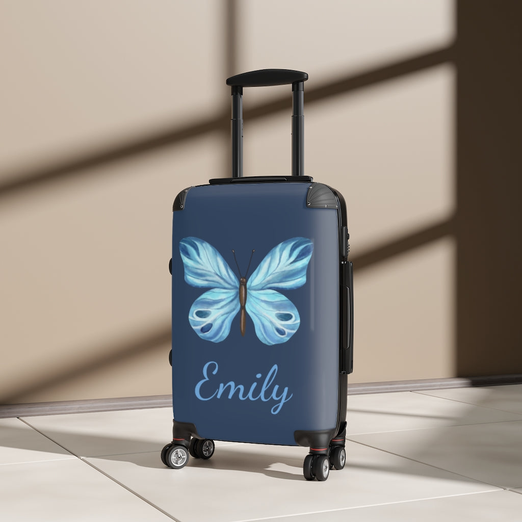 Butterfly Suitcase /  Personalized Luggage / Girl's Luggage