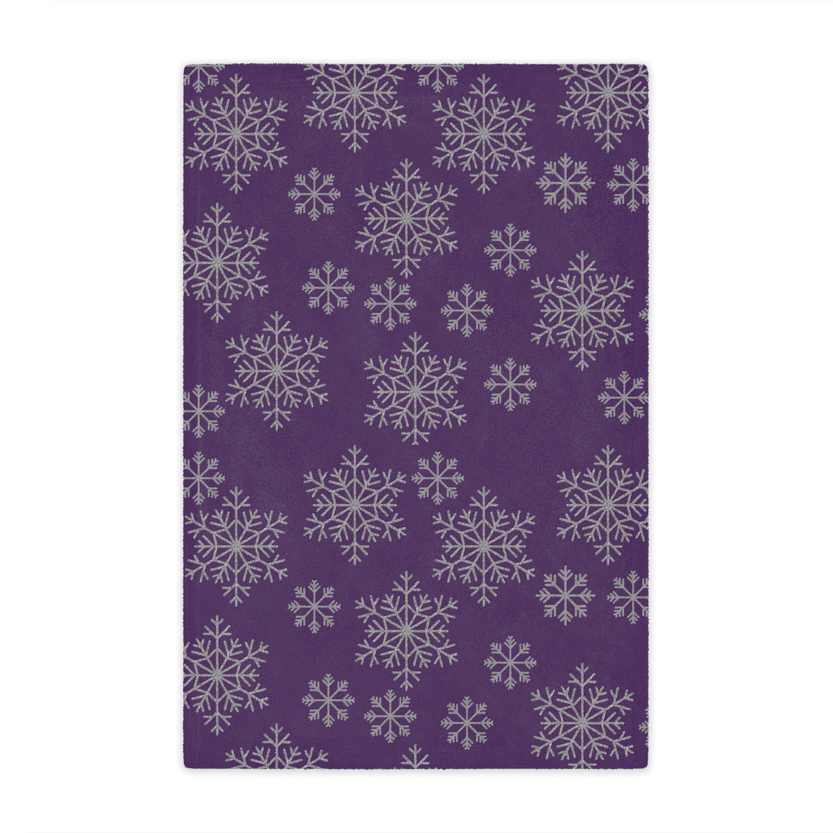 Purple Minky Blanket /  Christmas Blanket / Purple Christmas Decor