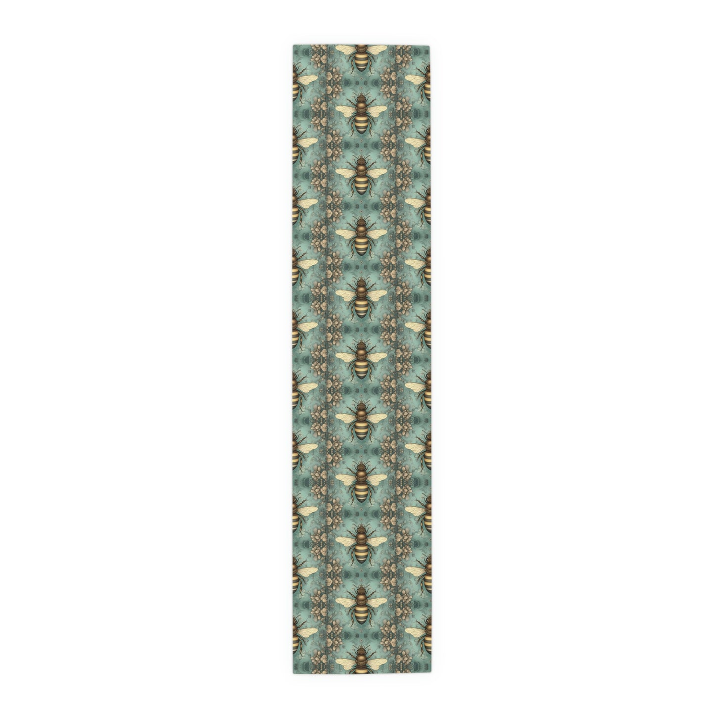 Teal Honey Bee Table Runner