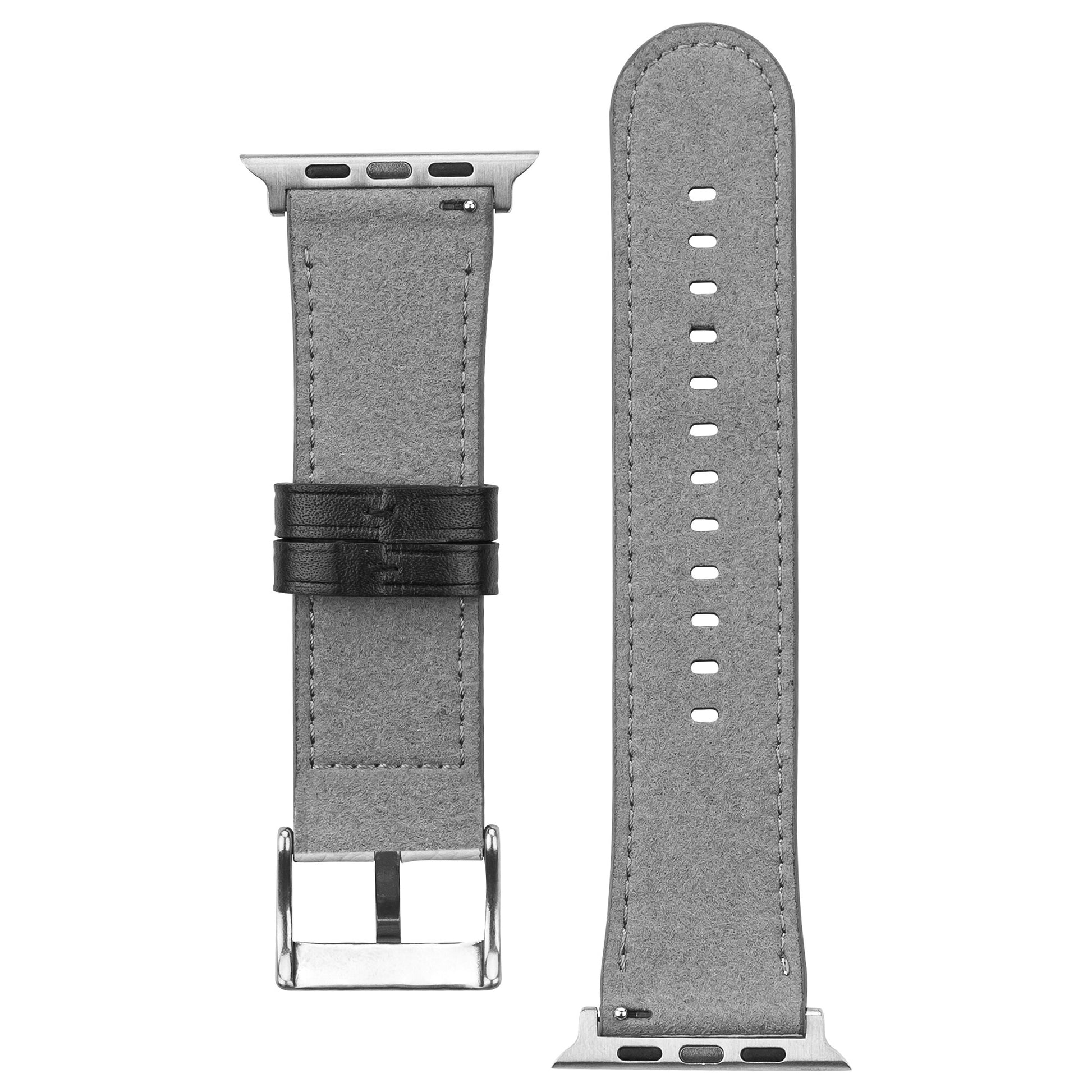 grey back of the dragonfly apple watch strap