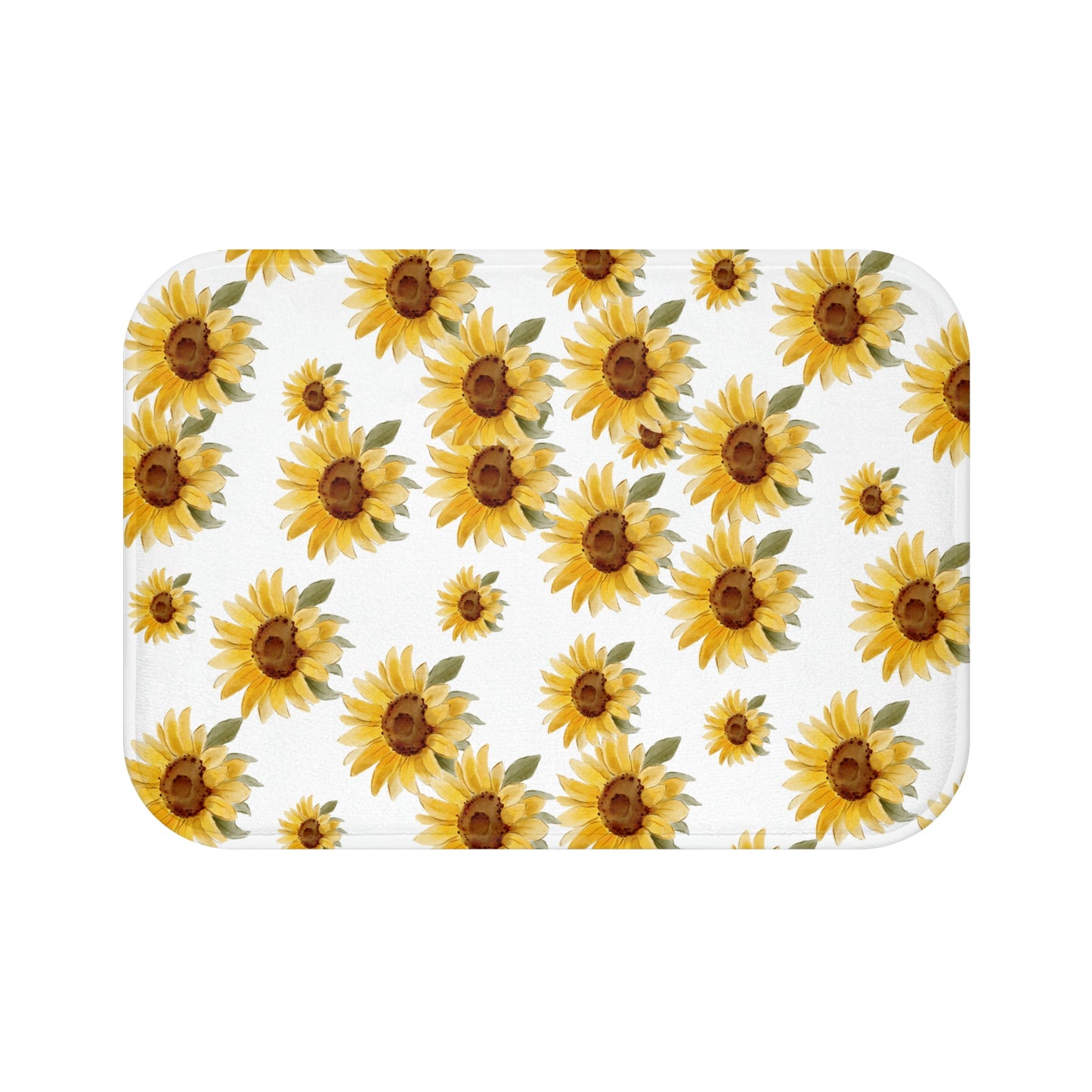Sunflower Bath Mat / Sunflower Decor