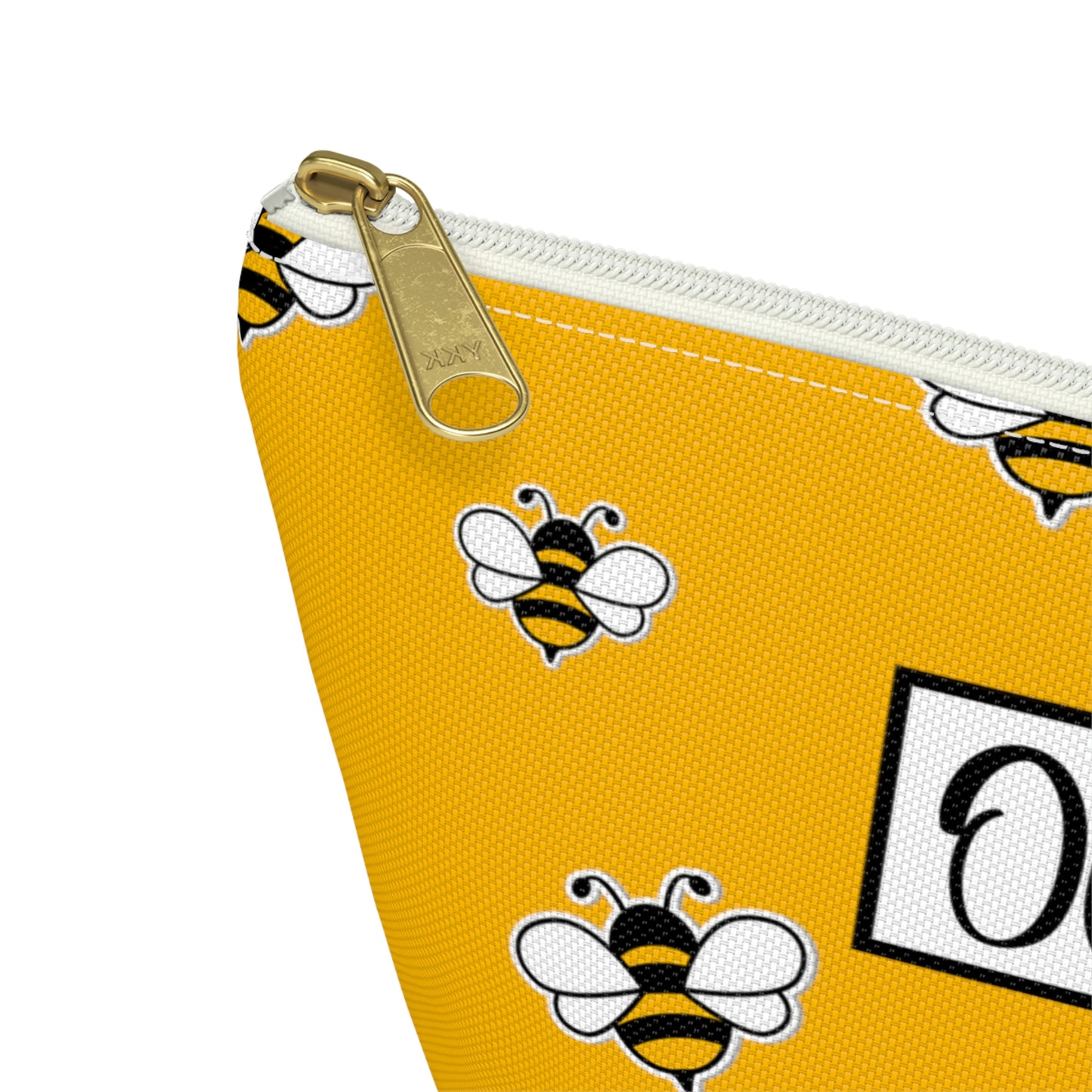 Honey Bee Makeup Bag / Bee Cosmetic Bag