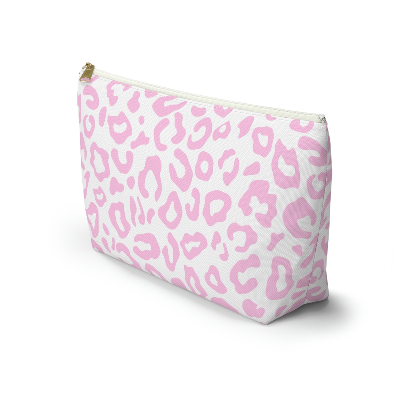 Pink Leopard Print Make Up Bag