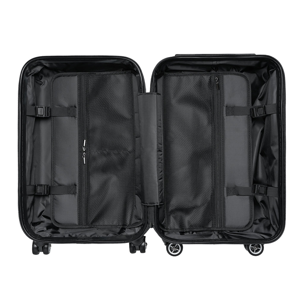 Floral Suitcase / Custom Luggage