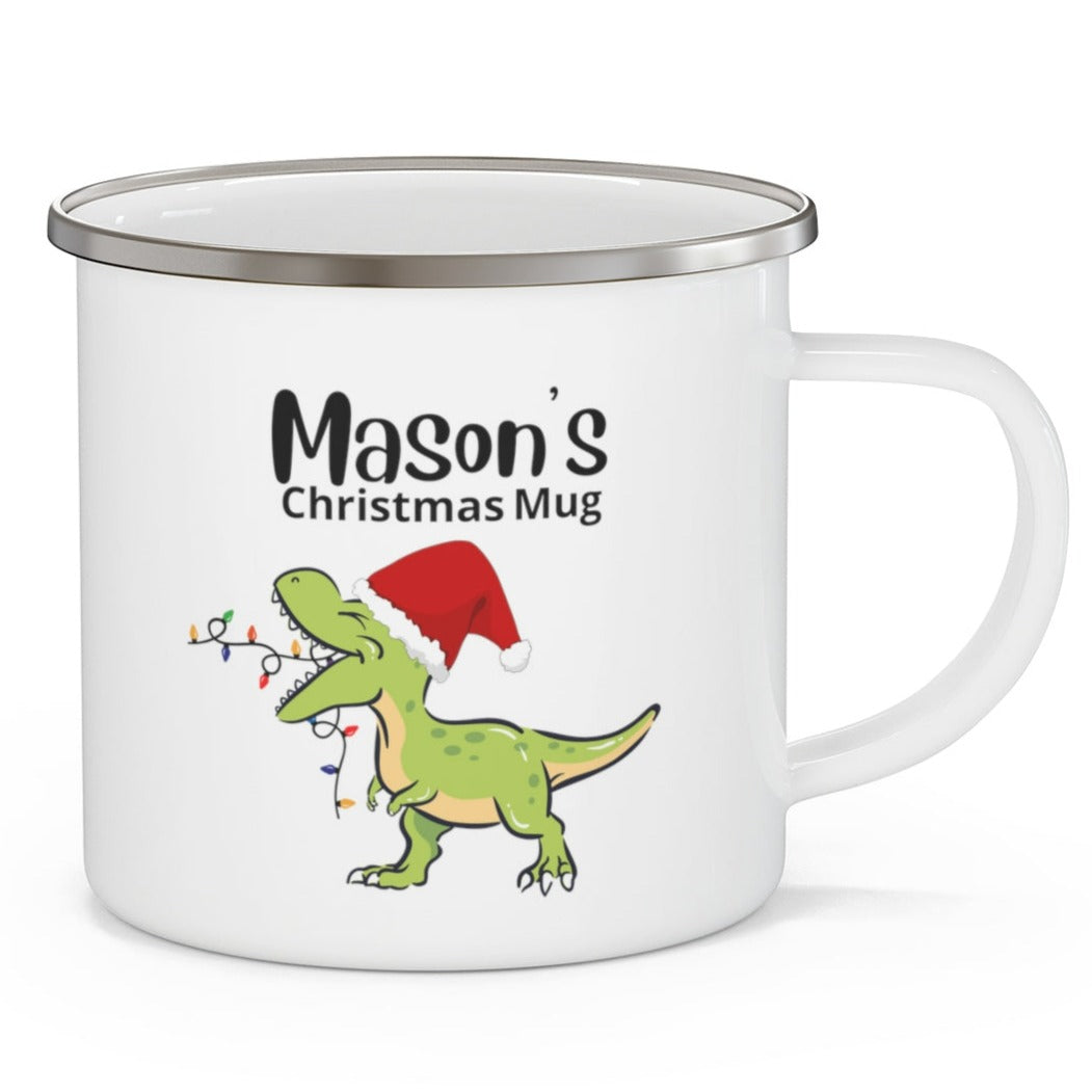 funny personalized christmas mug for boys