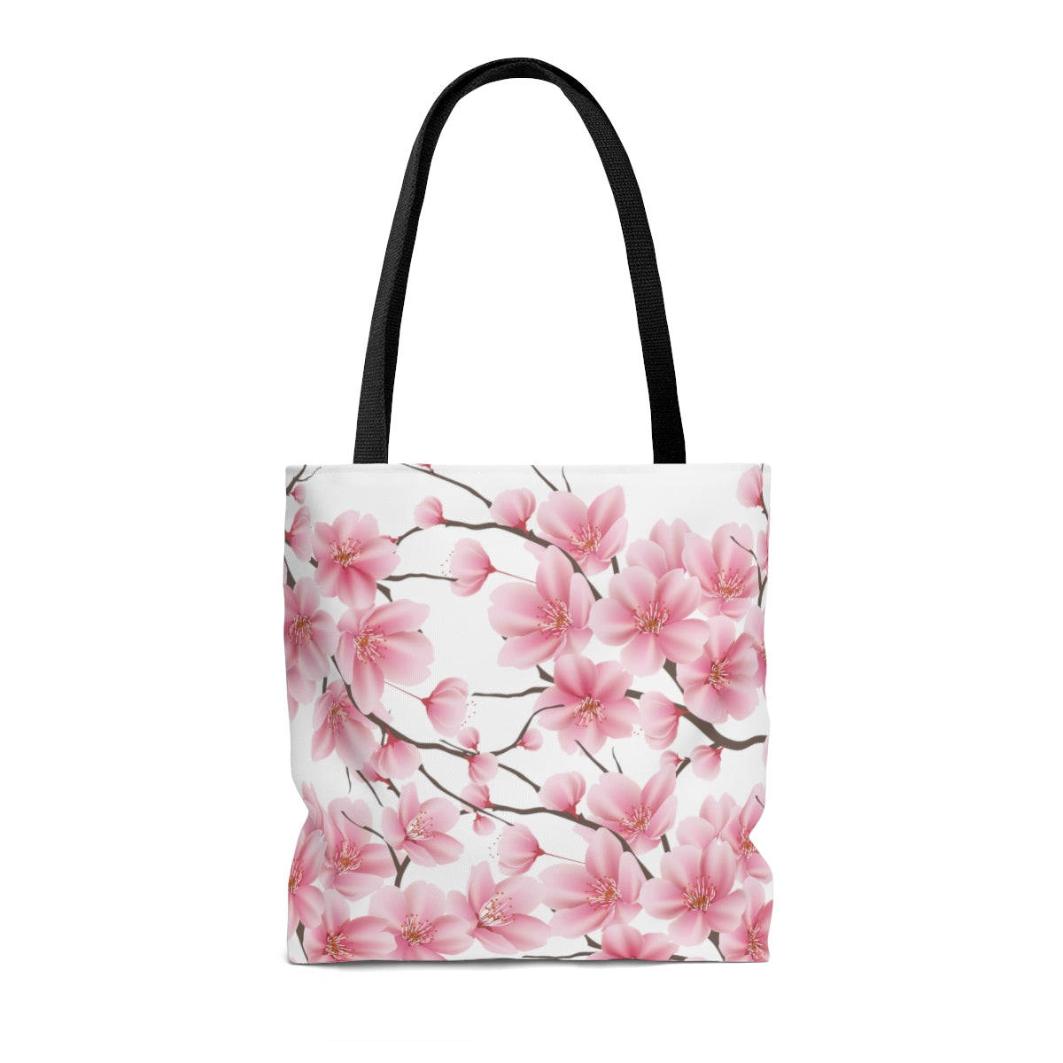 Cherry Blossom Tote Bag / Pink Floral Tote Bag