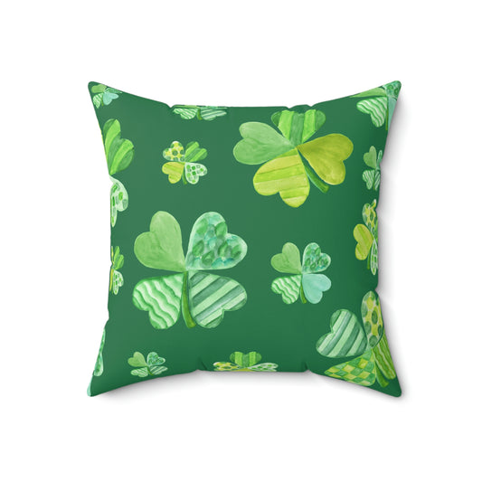 St Patrick's Day Pillow / Shamrock Decor / St Patrick's Day Cushion