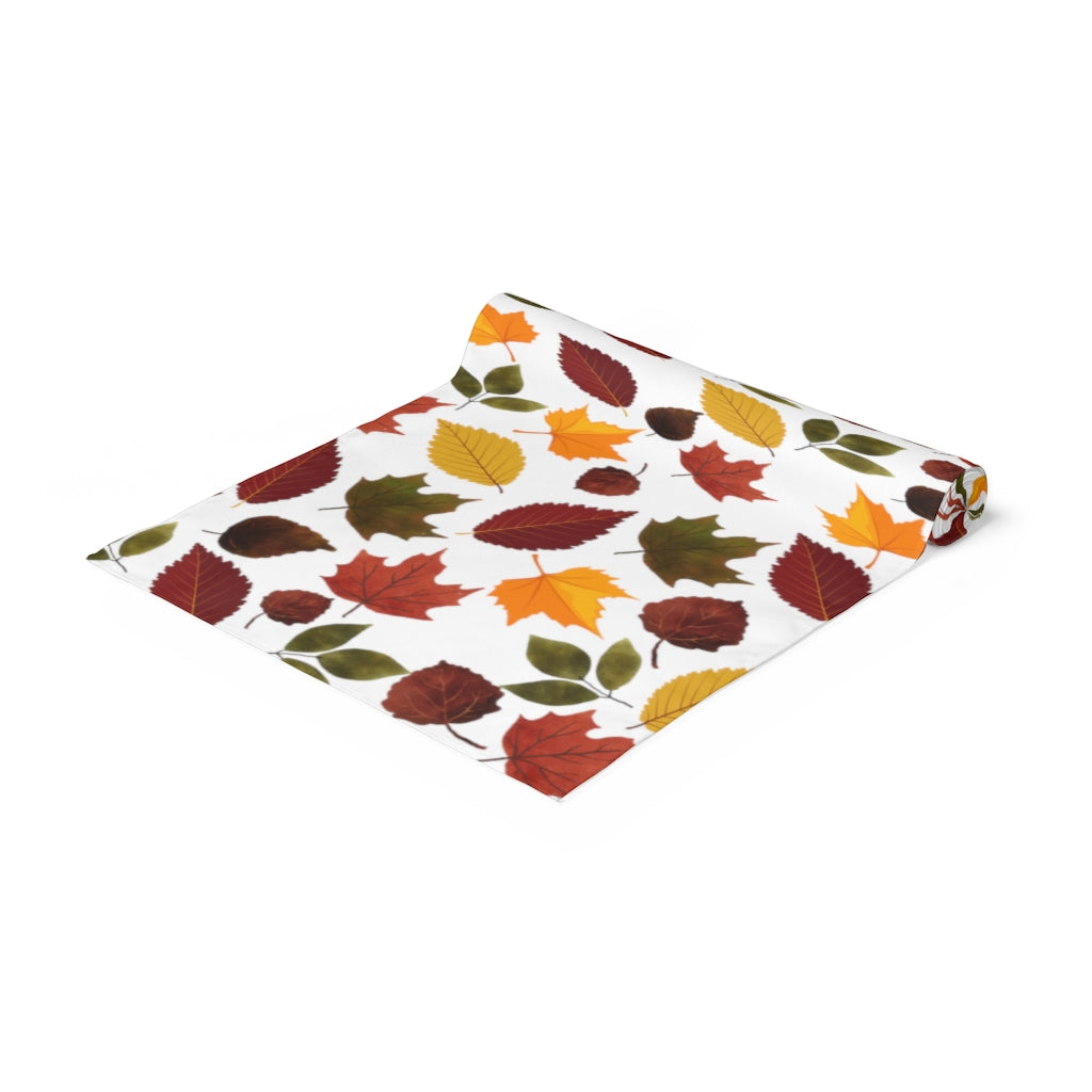 fall color changing leaf table runner
