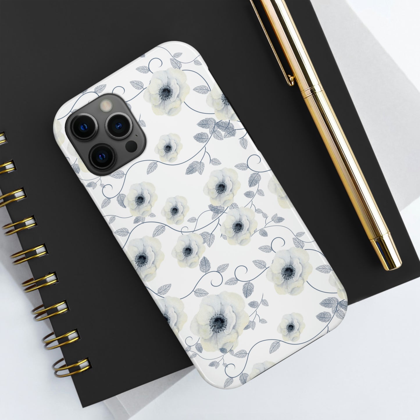 Women's White Flower Iphone Case