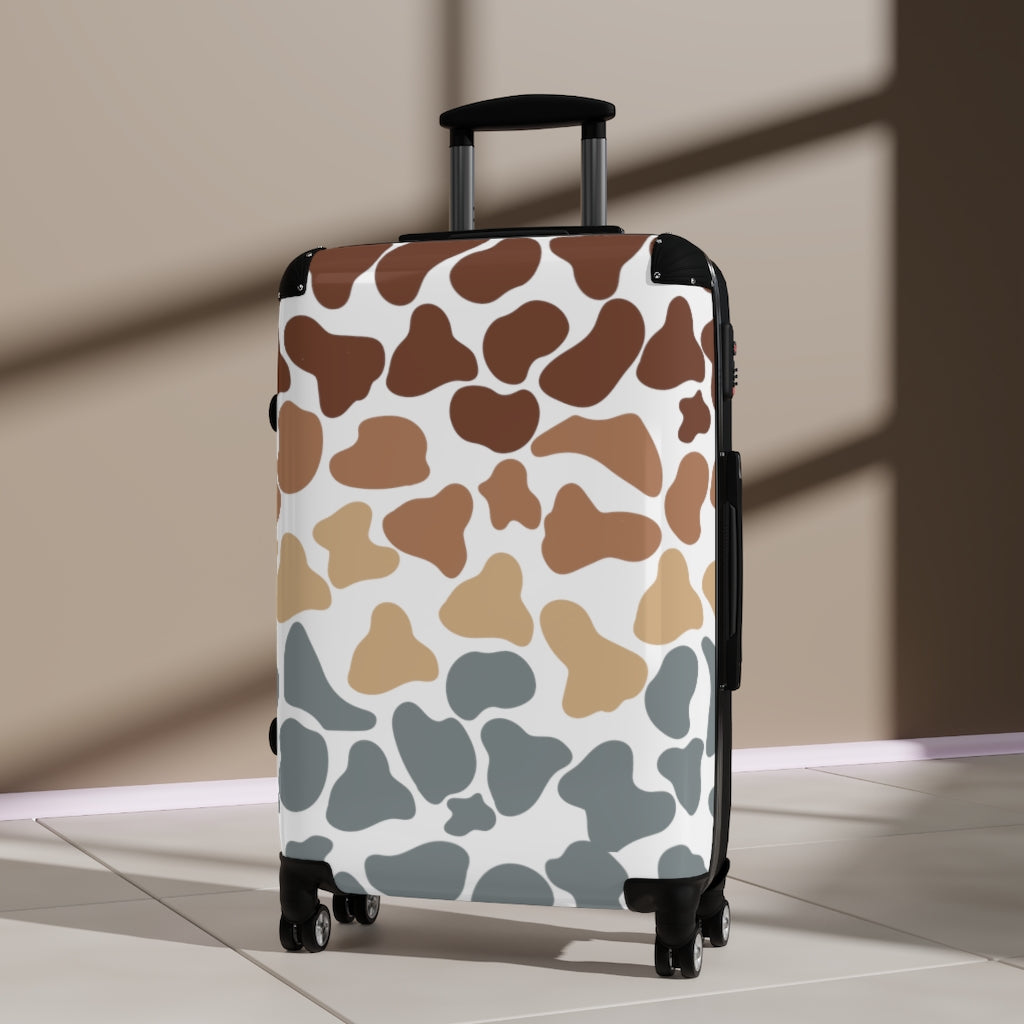 Kuilepa Cute Animal With Cow Luggage Cover Suitcase