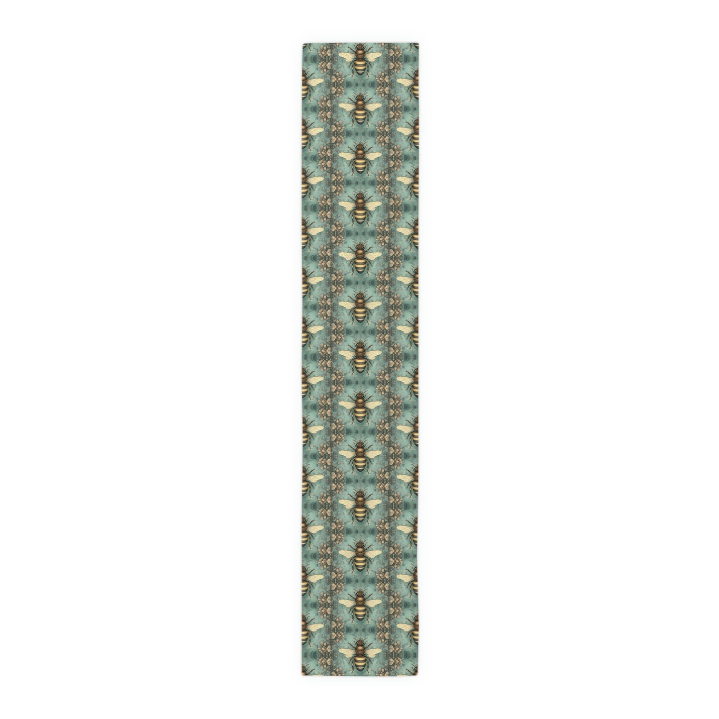 Teal Honey Bee Table Runner