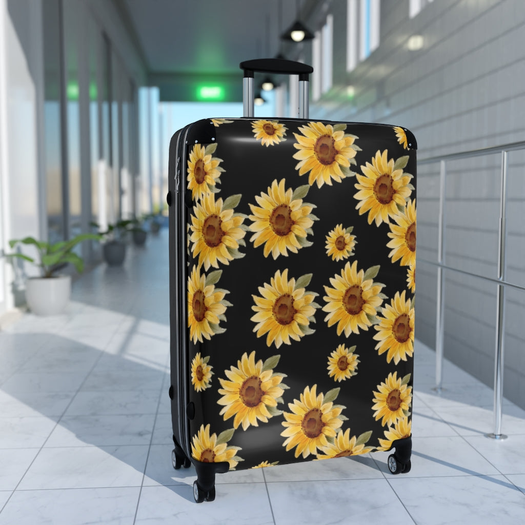 Sunflower Suitcase / Wheeled Suitcase / Sunflower Luggage