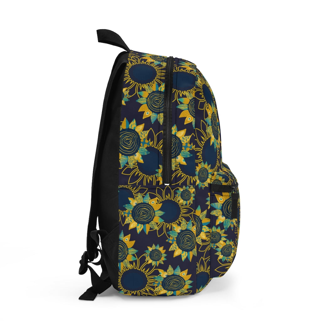 sunflower bookbag for girls