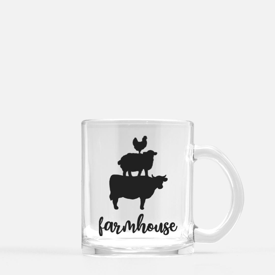 Farmhouse Mug / Farm Animal Mug
