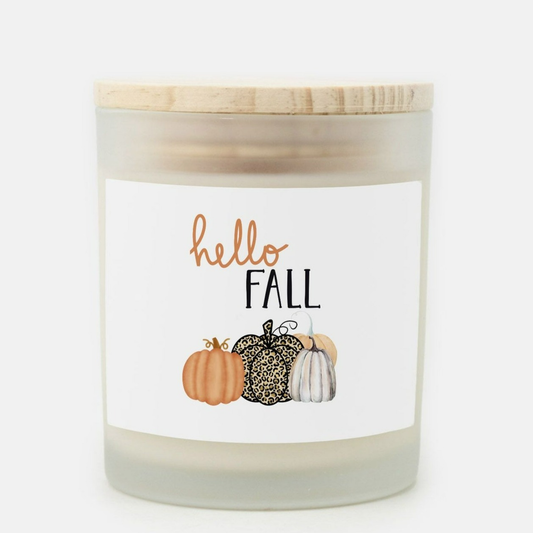 Fall Candle/ Hand Poured Candle / Pumpkin Candle