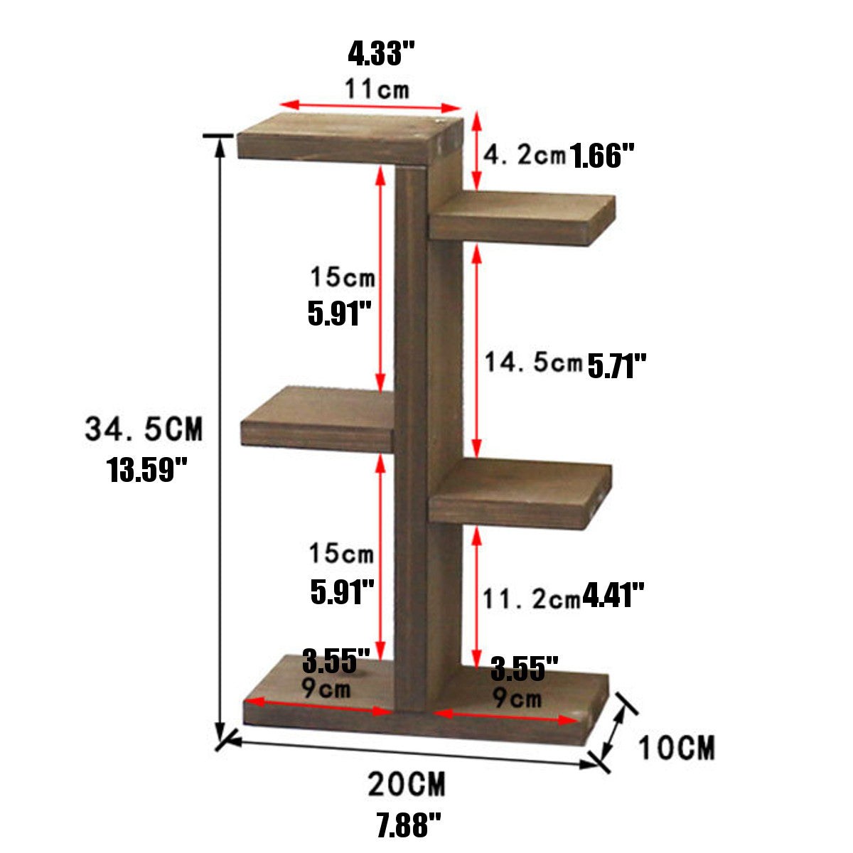 Farmhouse Tiered Shelf / Coffee Mug Shelf